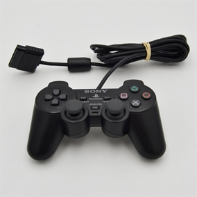 Playstation 2 Controller - Sort - PS2 Tilbehør (B Grade) (Genbrug) 